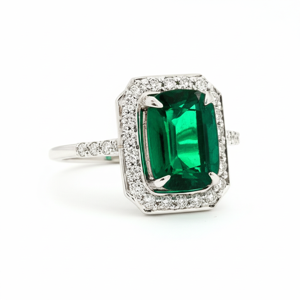 Anillo Vintage Esmeralda